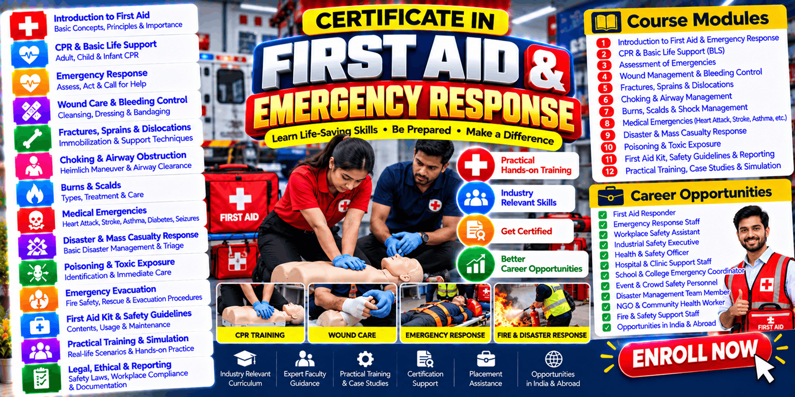 Certificate in First Aid & Emergency Response