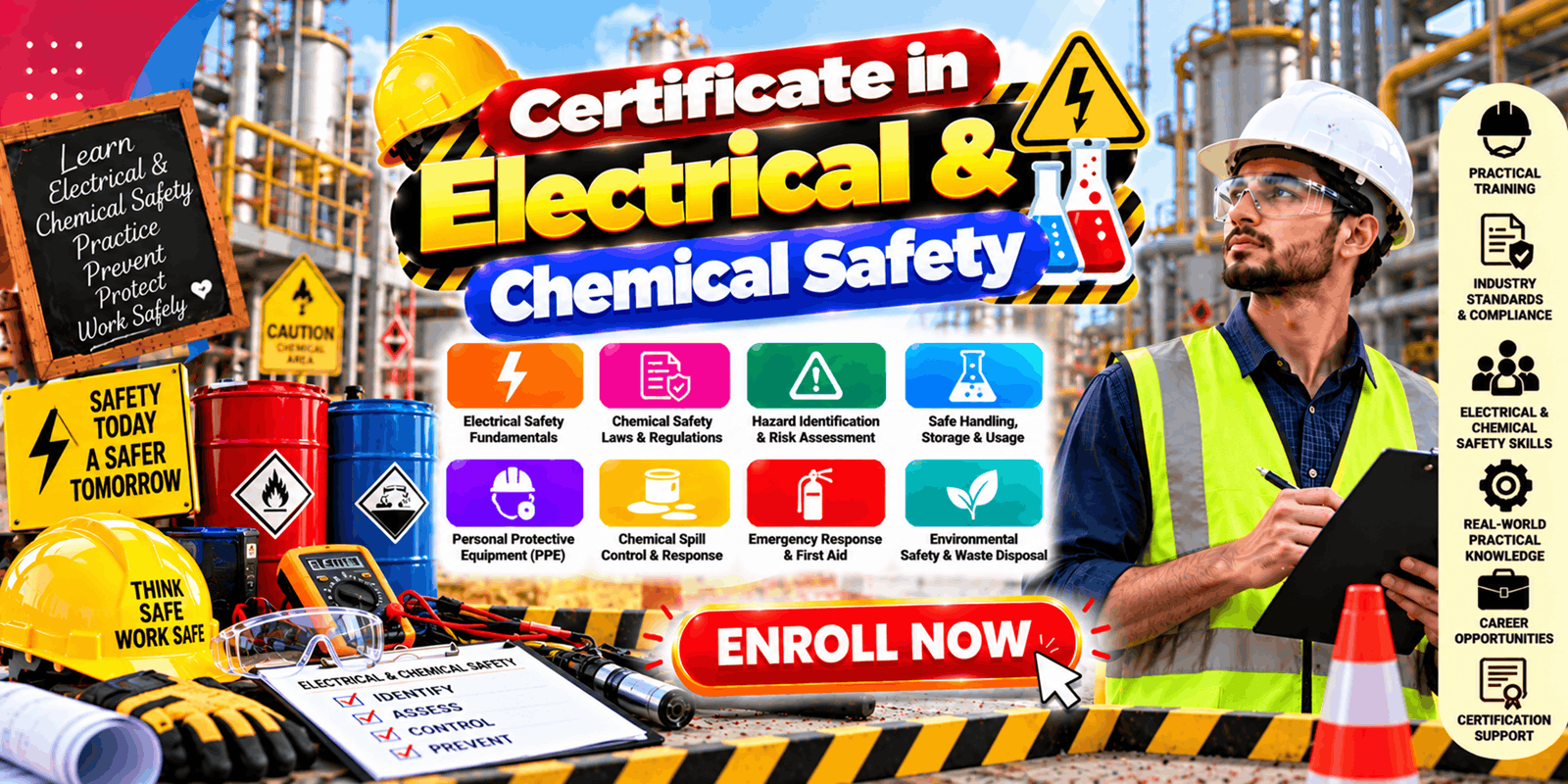 Certificate in Electrical & Chemical Safety
