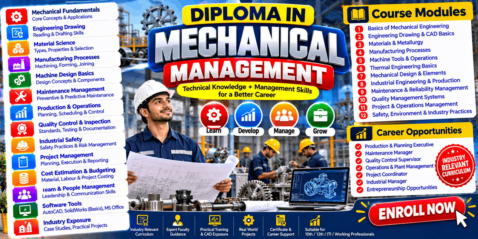 Diploma in Mechanical Management