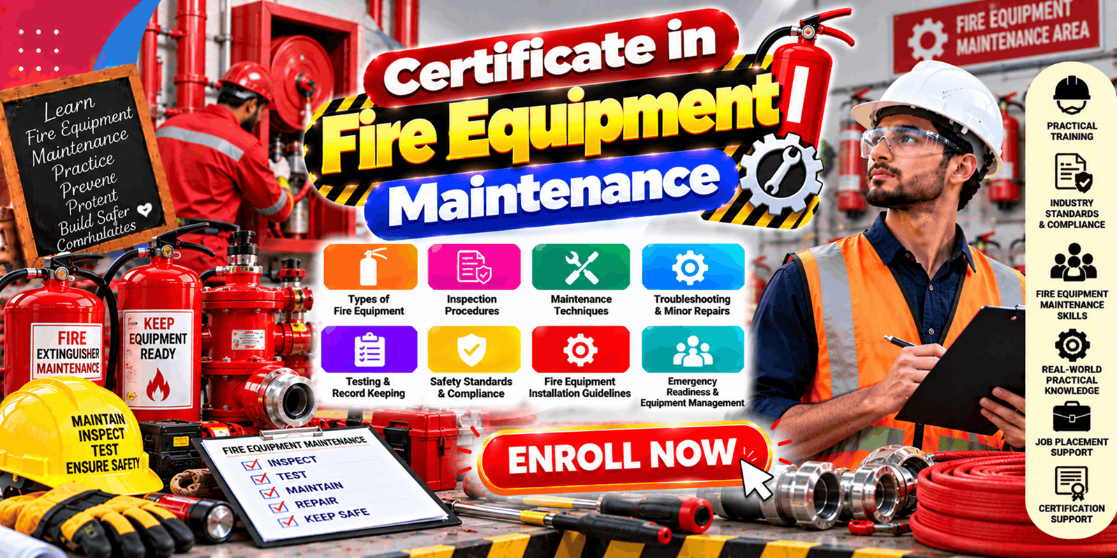 Certificate in Fire Equipment Maintenance