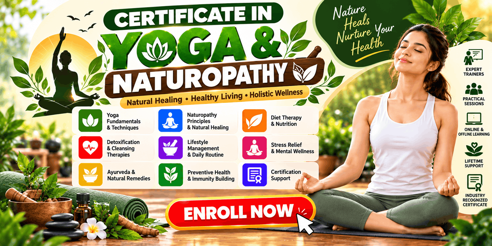 Certificate in Yoga & Naturopathy