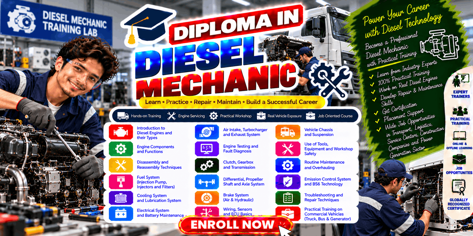 Diploma in Diesel Mechanic