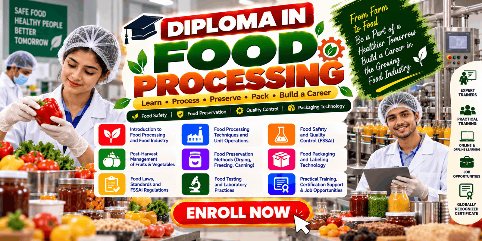 Diploma in Food Processing