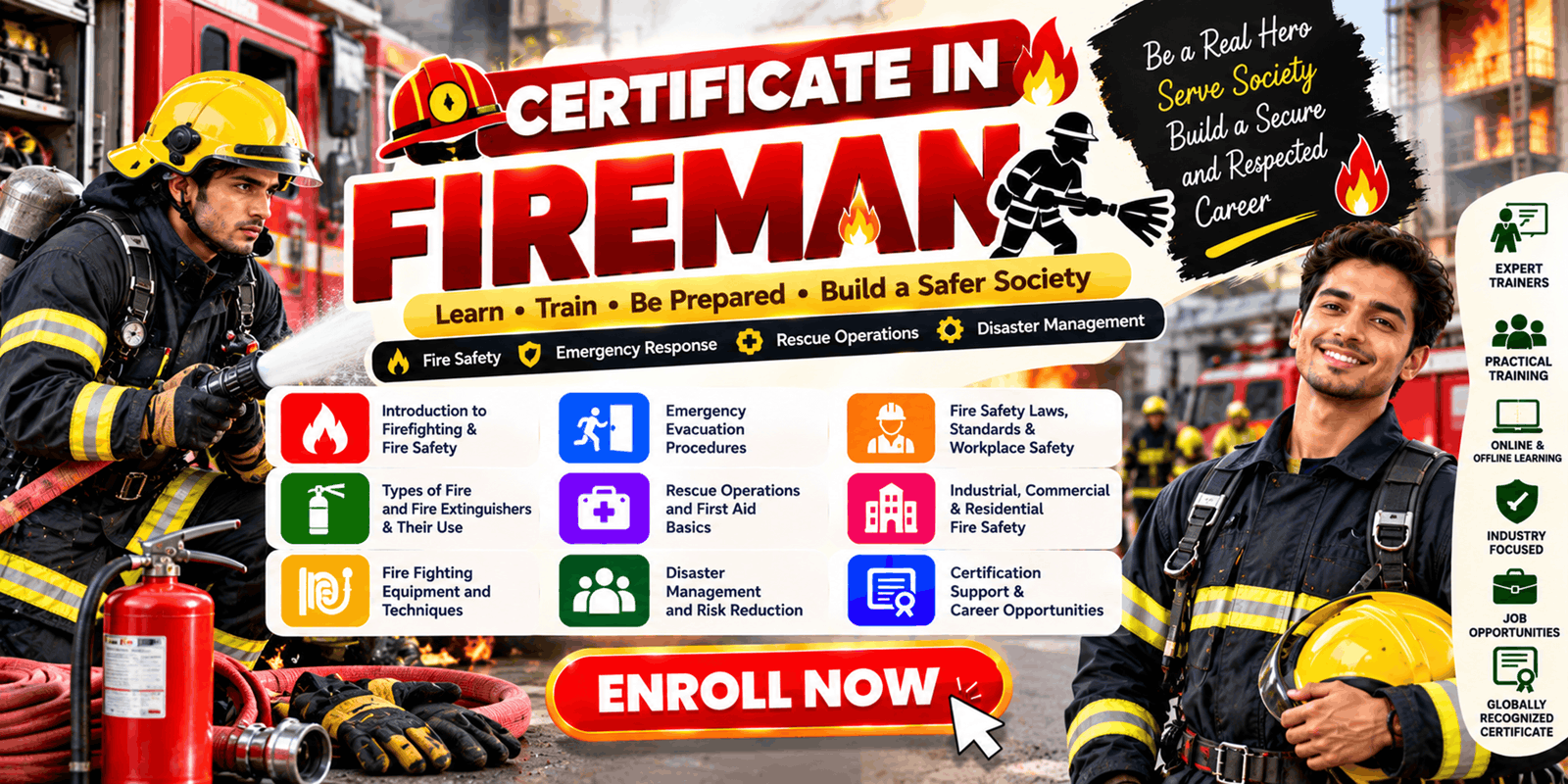 Certificate in Fireman
