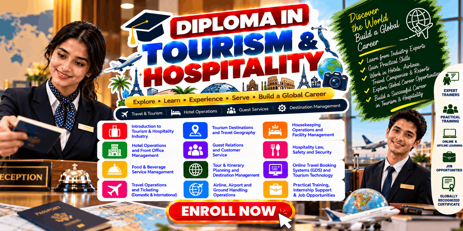 Diploma in Tourism & Hospitality