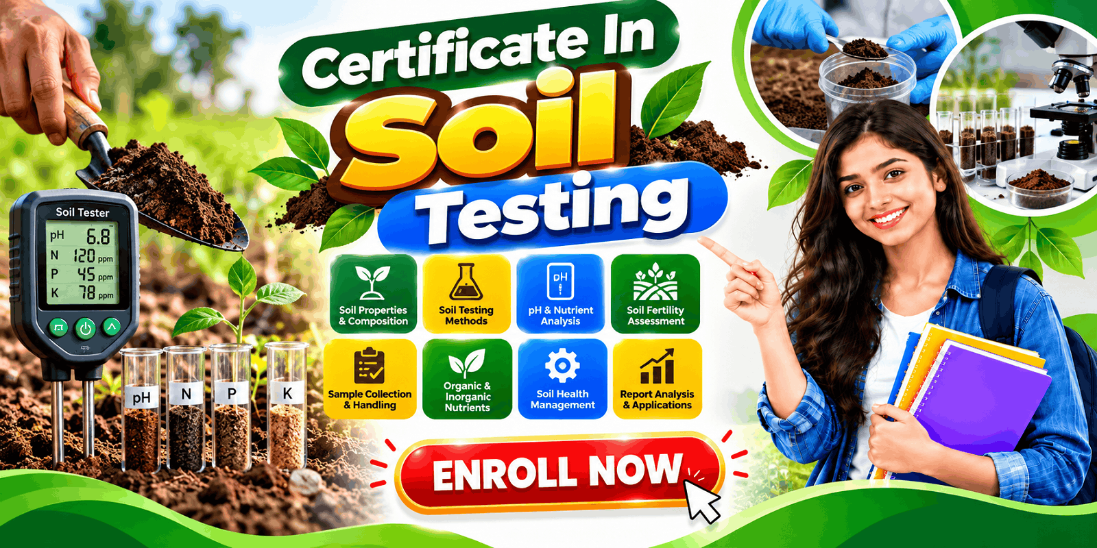 Certificate in Soil Testing