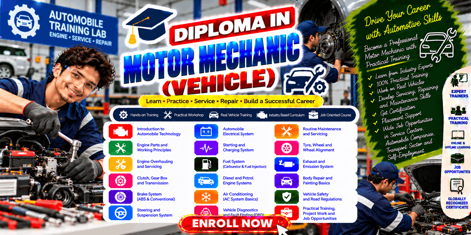 Diploma in Motor Mechanic (Vehicle)